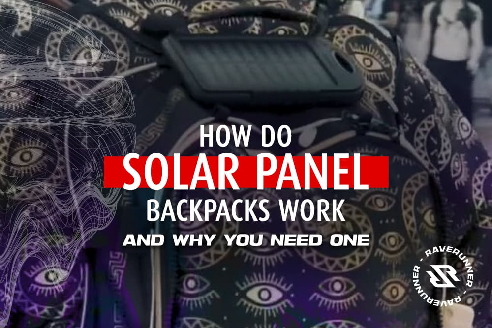 How do solar panel backpacks work